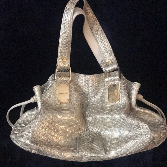 Michael Kors Collection Gold Python Purse - Picture 2 of 4